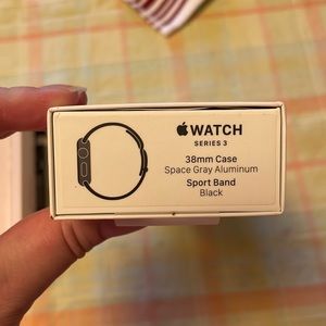 Apple Watch series 3 38mm black